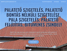 Tablet Screenshot of palateto-szigeteles.hu
